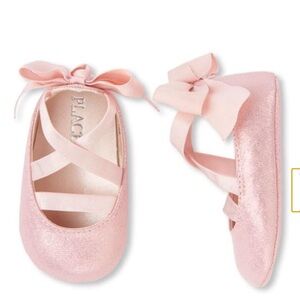 Children’s Place Baby Girls Wrap Bow Metallic
Ballet Flat